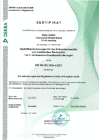 Zertifikat DIN EN ISO 3834-2